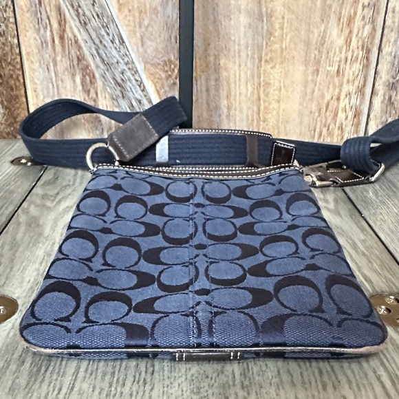 COACH Signature "C" Jacquard Crossbody Bag  with Tag - Picture 5 of 12